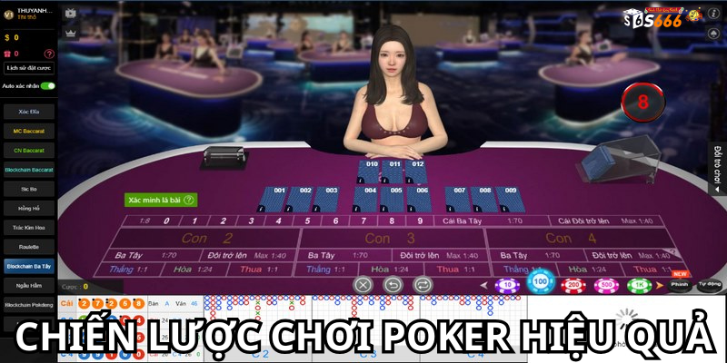 Chiến lược chơi poker hiệu quả